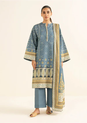 Sapphire Factory Leftover Lawn Digital Print 3 Piece Dress