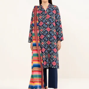 Sapphire Factory Leftover Lawn Digital Print 3 Piece Dress